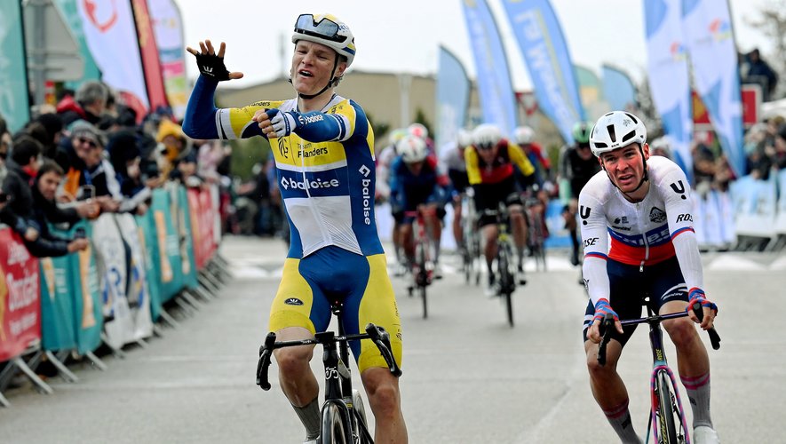 Tom Crabbe a été le plus malin au sprint pour devancer Lukas Kubis/