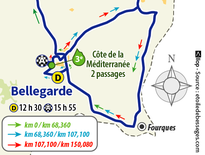 Le parcours de l’étape 1.